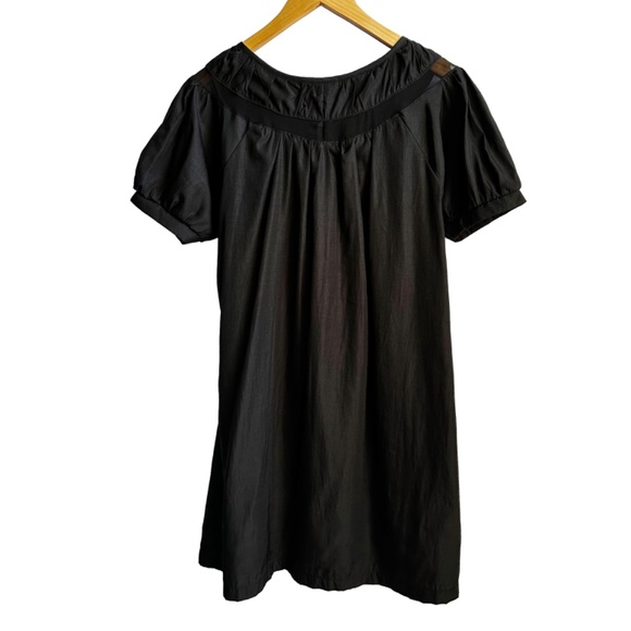 Mina UK | BLACK | Boho Peasant Dress / Tunic | Size S-M - Picture 2 of 7